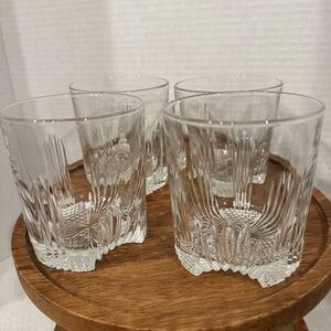 Selecta Italian Old Fashioned  or Whiskey Glasses by Bormioli Rocco (4)